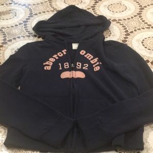Abercrombie girls zip-up hoodie